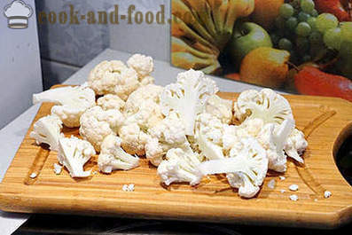 Couve-flor cozida com queijo