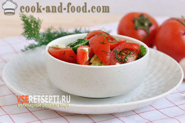 Receita de salada de pepinos, tomates e abobrinha