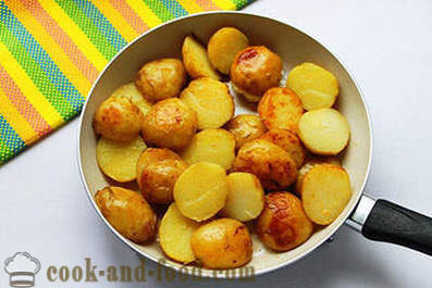 Cozidos batatas fritas