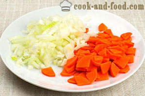 Sopa de legumes com carne e arroz