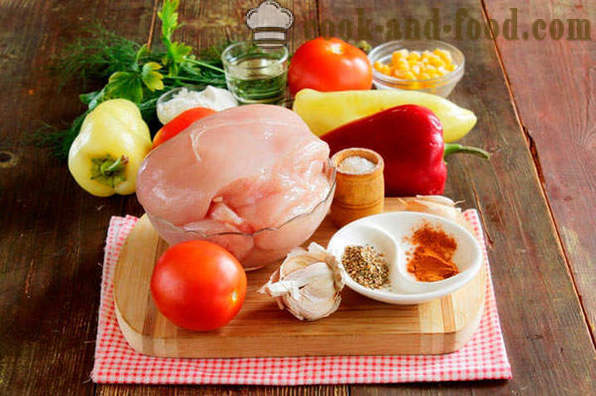 Ensopado de legumes com frango