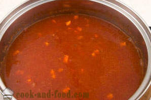 Sopa de tomate com feijão