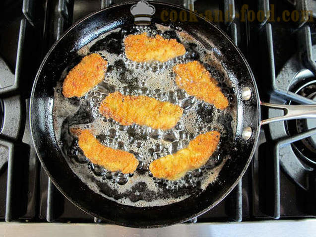 Nuggets de frango crocantes - receita com fotos