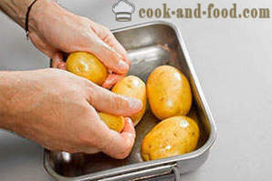 Batatas cozidas em suas peles