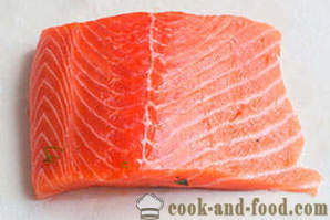 Salmon em massa - uma receita com uma foto