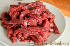 Pepinos com carne em coreano (câmara)