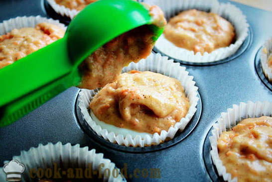 Manteiga de cenoura Muffins