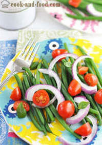 Salada com feijão verde