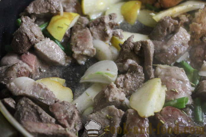Carne de porco assada com alecrim e pear - como cozinhar um delicioso ensopado de carne de porco, passo a passo com fotos RECEP
