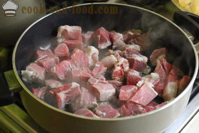 Carne de porco assada com alecrim e pear - como cozinhar um delicioso ensopado de carne de porco, passo a passo com fotos RECEP