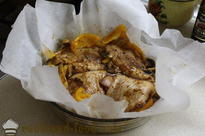 Frango ao molho teriyaki no forno - como cozinhar o frango teriyaki, um passo a passo fotos de receitas