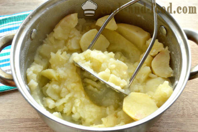 Purê de batatas com creme de leite - como cozinhar purê de batatas, um passo a passo fotos de receitas