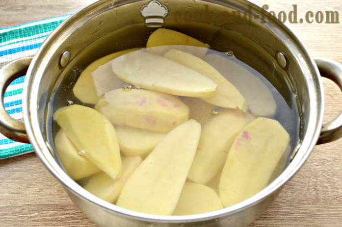 Purê de batatas com creme de leite - como cozinhar purê de batatas, um passo a passo fotos de receitas