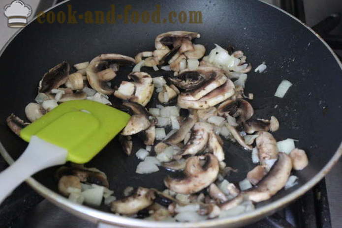 Sopa cremosa com cogumelos e couve-flor - Como cozinhar a sopa com cogumelos, um passo a passo fotos de receitas