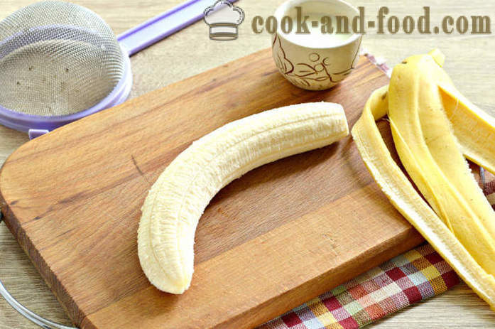 Bananas amassadas em um liquidificador para crianças - como cozinhar banana amassada para atrair, um passo a passo fotos de receitas