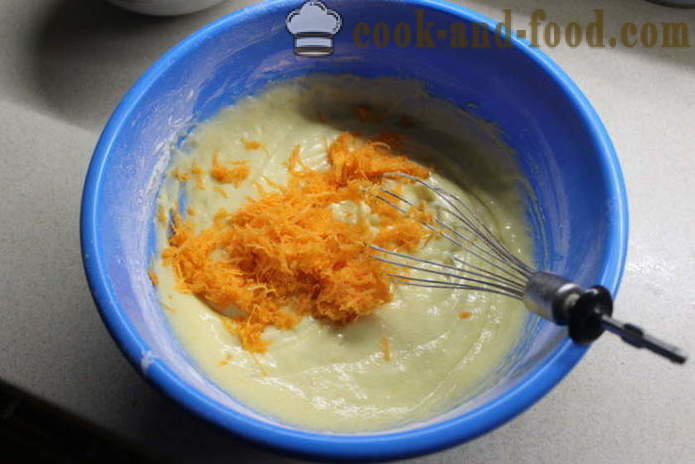 Bolo de cenoura com casca de laranja - como fazer um bolo com laranja e cenoura, com um passo a passo fotos de receitas