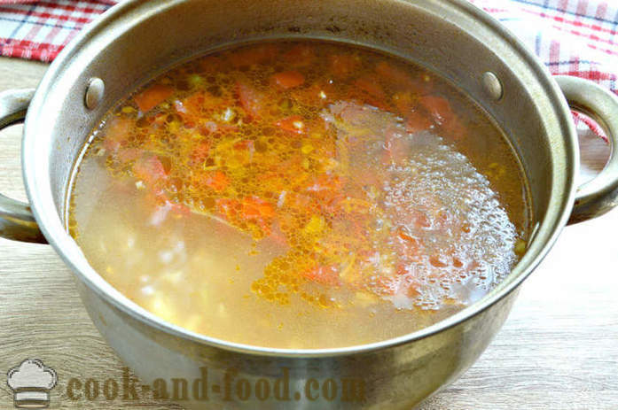 Sopa com ervilhas enlatadas e repolho - como cozinhar sopa com repolho e ervilhas, um passo a passo fotos de receitas