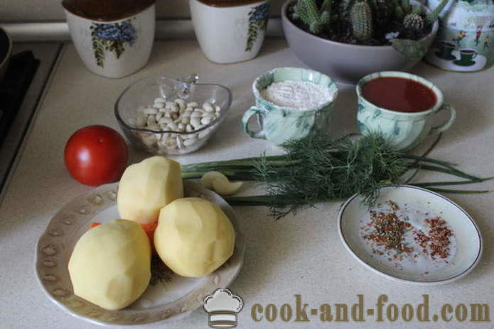 Sopa de feijão com almôndegas - como cozinhar sopa com feijão e almôndegas, um passo a passo fotos de receitas