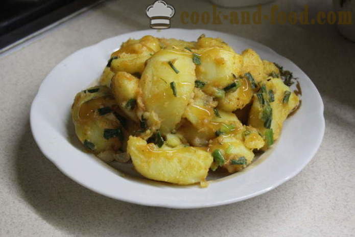 Batatas com pimentão e alho - como cozinhar deliciosas batatas com páprica, um passo a passo fotos de receitas