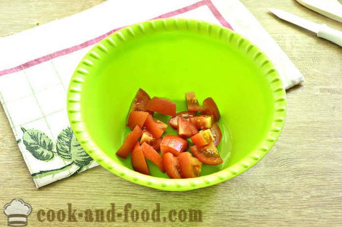 Salada de maionese com rabanete e tomate - como fazer uma salada de rabanetes e tomates, um passo a passo fotos de receitas