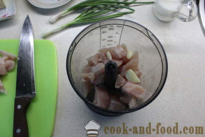 Meatball sopa de frango picada - como fazer almôndegas de sopa de carne picada, um passo a passo fotos de receitas