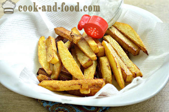 Batatas fritas em McDonalds - como cozinhar batatas fritas na panela, um passo a passo fotos de receitas