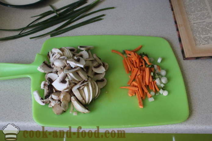 Sopa de batata com cogumelos Checa - como cozinhar sopa checa com cogumelos, um passo a passo fotos de receitas