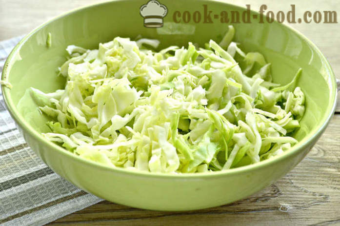 Salada simples de repolho e pepino com vinagre - como fazer uma deliciosa salada de repolho fresco e pepino com um passo a passo fotos de receitas
