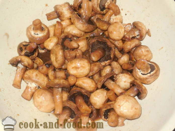 Cogumelos cogumelos marinados em molho de soja - como fritar os cogumelos na grelha, um passo a passo fotos de receitas