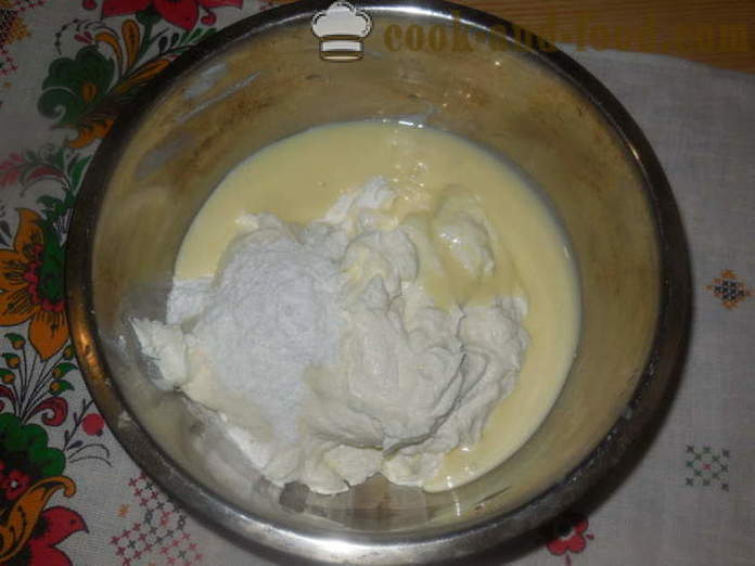 Curd Páscoa sem ovos crus - Como Fazer bruto queijo cottage Páscoa, passo a passo fotos de receitas