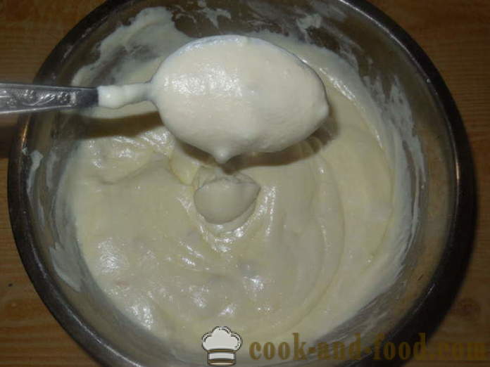 Curd Páscoa sem ovos crus - Como Fazer bruto queijo cottage Páscoa, passo a passo fotos de receitas