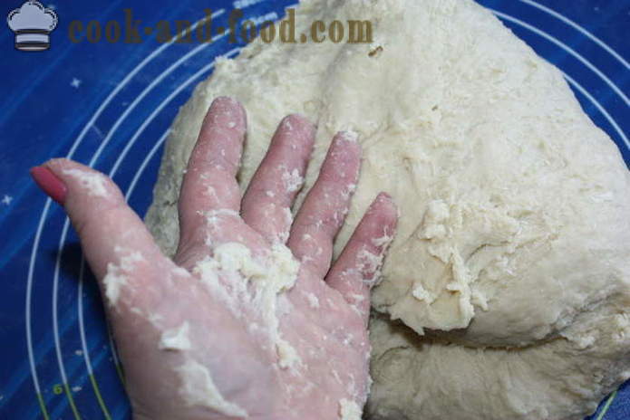 Massa de fermento Manteiga saboroso - como fazer um rico luxuriante, massa de pão, doce fermento para pães e bolos, um passo a passo fotos de receitas