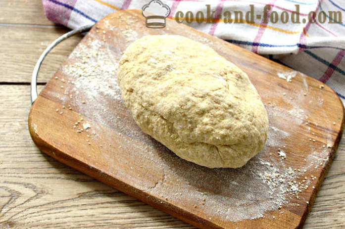 Massa deliciosa para bolos e tortas no forno - como fazer uma massa de fermento com farinha de trigo integral, receita poshagovіy com uma foto