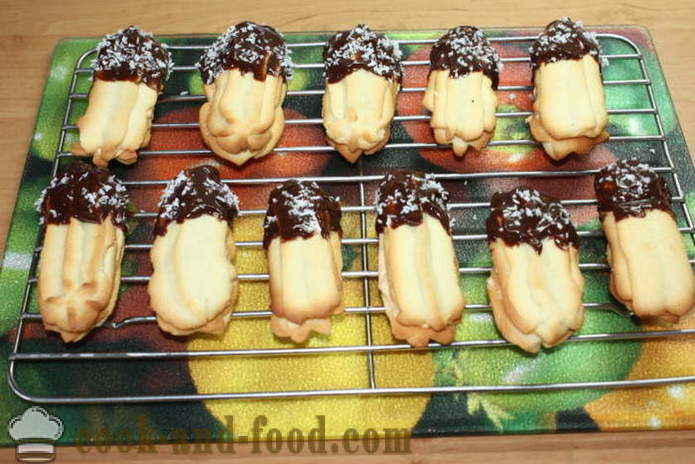 Shortbread colado enchimento - como cozinhar biscoitos com recheio, fotos passo a passo receita