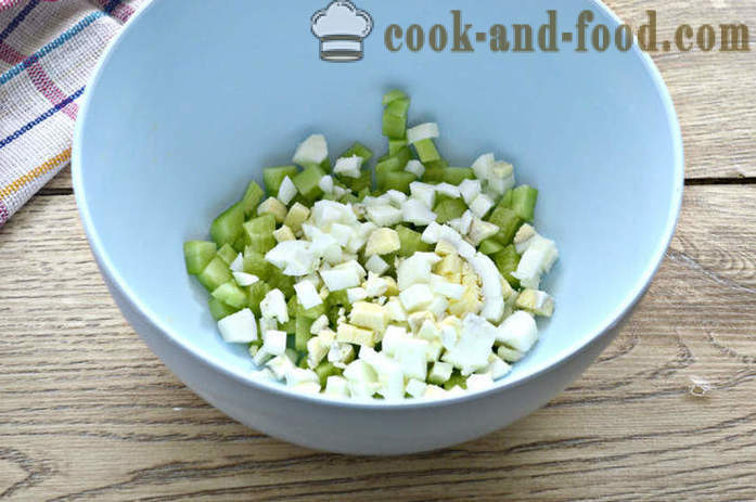 Salada com feijão e biscoitos enlatados - Como fazer uma salada de feijão com croutons, um passo a passo fotos de receitas