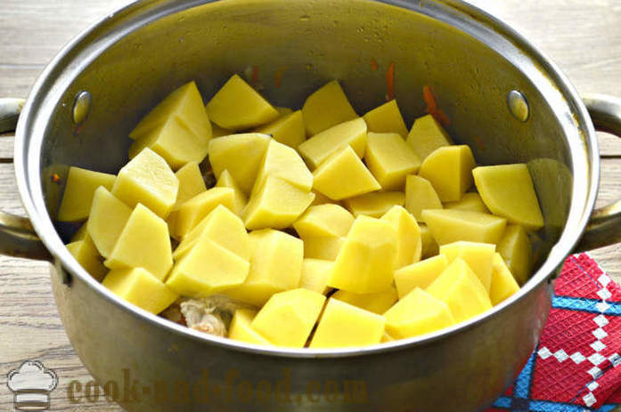 Batatas assadas com frango - como cozinhar um delicioso ensopado de batatas com frango, um passo a passo fotos de receitas