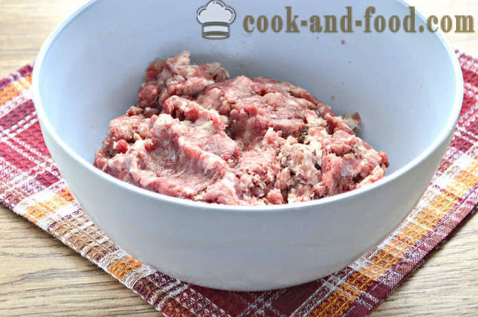 Almôndegas de carne moída com arroz em uma frigideira - como cozinhar almôndegas de carne moída e molho, com um passo a passo fotos de receitas