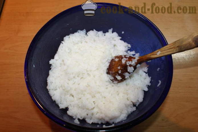 Melhor sushi arroz com vinagre de arroz - como cozinhar arroz para sushi em casa, passo a passo fotos de receitas