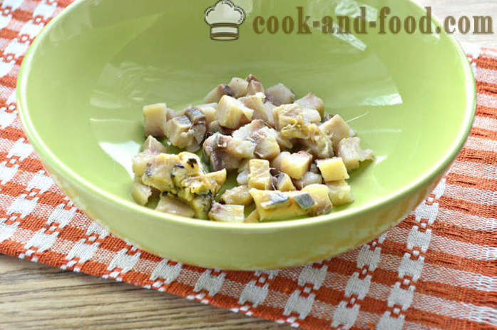 Salada de legumes simples com arenque - como fazer um vinagrete com arenque, um passo a passo fotos de receitas