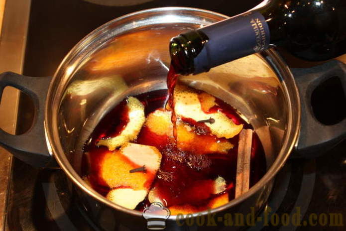 Pear vinho quente seco vermelho - como cozinhar um vinho quente em casa, passo a passo fotos de receitas