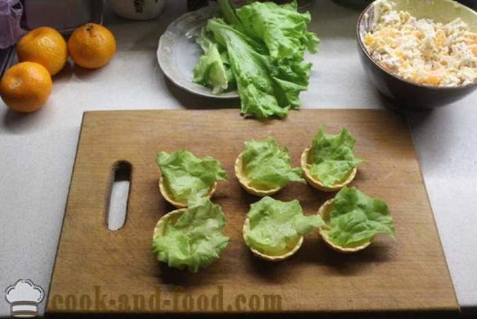 Salada de Ano Novo com peito de frango e tangerina - como preparar uma salada com frango e mandarins, um passo a passo fotos de receitas