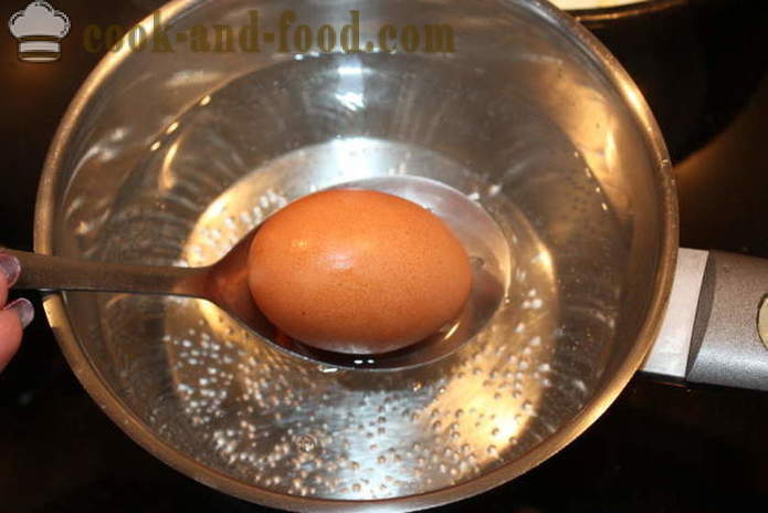 Ovo cozido em água - como cozinhar um ovo cozido em casa, passo a passo fotos de receitas