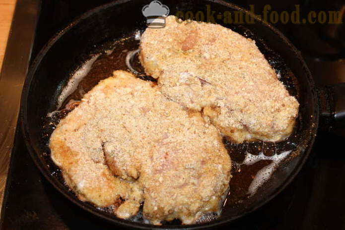 Filé de frango delicioso em massa - como fazer um filé de frango em massa, com um passo a passo fotos de receitas