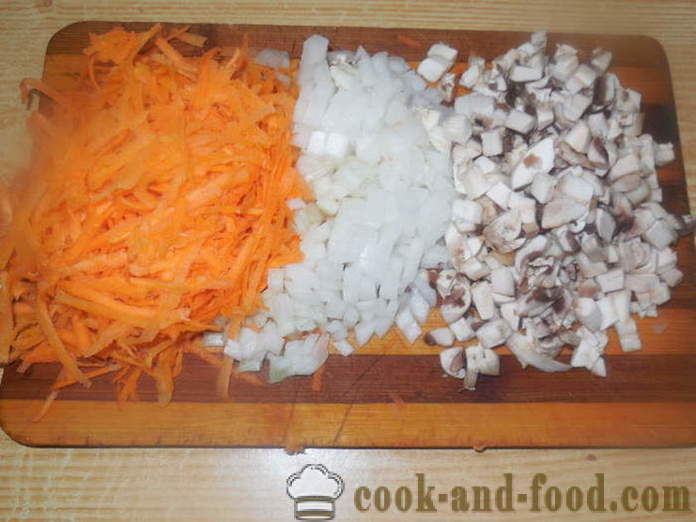 Repolho recheado com trigo sarraceno, batatas e cogumelos - como cozinhar sem carne recheado com trigo mourisco, um passo a passo fotos de receitas
