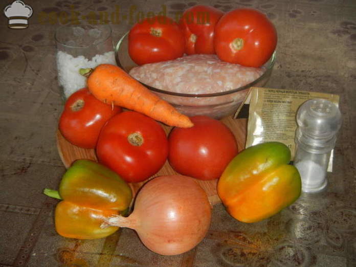 Tomates recheados com carne picada no forno - como fazer tomates recheados, um passo a passo fotos de receitas