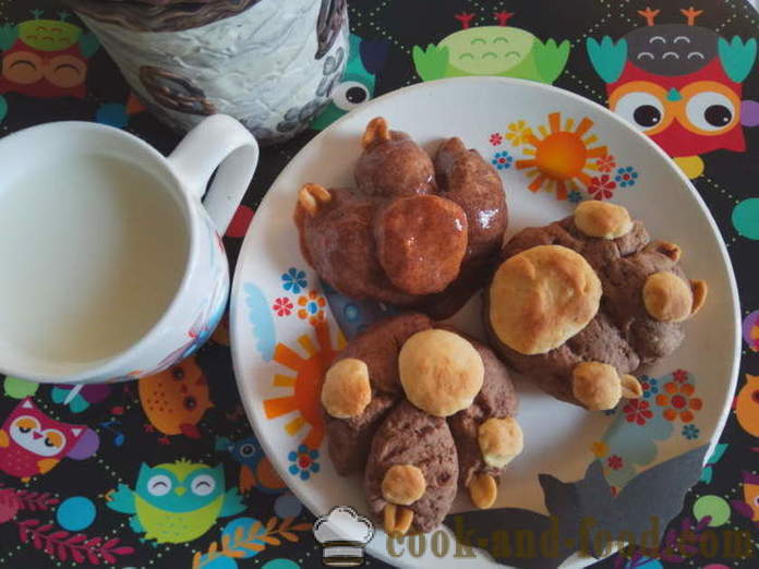 Gingerbread chocolate para o Dia das Bruxas - como fazer cookies para o Dia das Bruxas com as mãos, passo a passo fotos de receitas