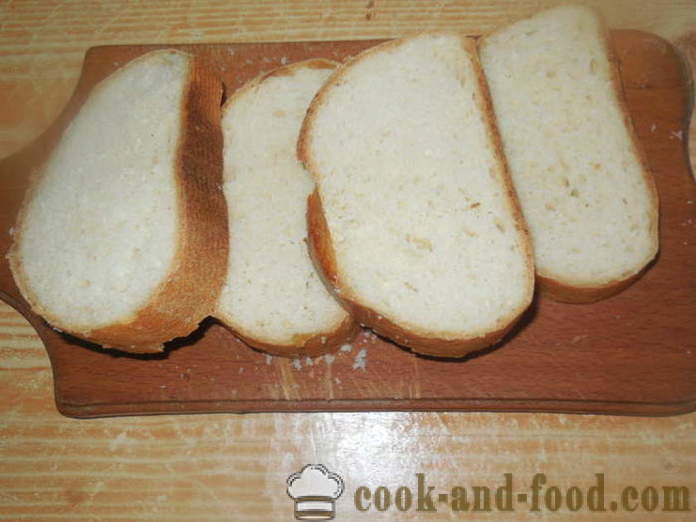 Sanduíches quentes com queijo e caranguejo varas - Como fazer sanduíches quentes no forno, com um passo a passo fotos de receitas
