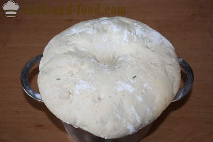 Bolo de fermento na patyr forno - como cozinhar pão Uzbek em casa, passo a passo fotos de receitas