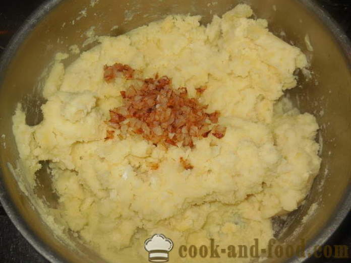 Pimentos recheados com purê de batatas e assados ​​no forno - como cozinhar pimentos recheados com batatas e queijo, com um passo a passo fotos de receitas