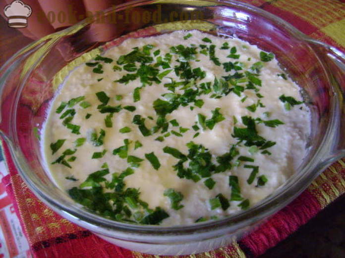 Caçarola de batata crua ralada com queijo e alho - como cozinhar um delicioso ensopado de batatas no forno, com um passo a passo fotos de receitas